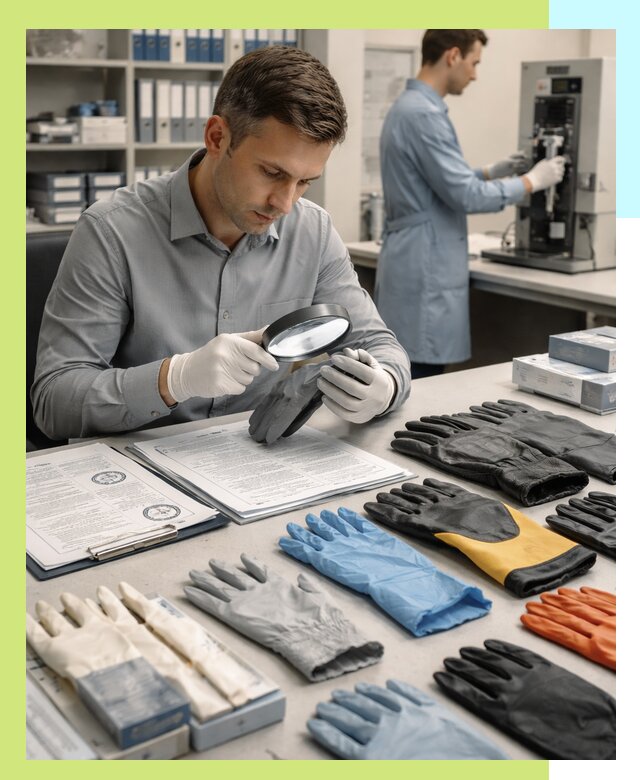 Сертификация перчаток и средств защиты продукции в Вязниках