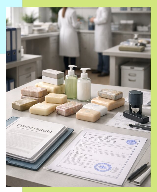 Сертификация мыла и сертификат на мыло в Вязниках от 12820 | Алешин-Взн
