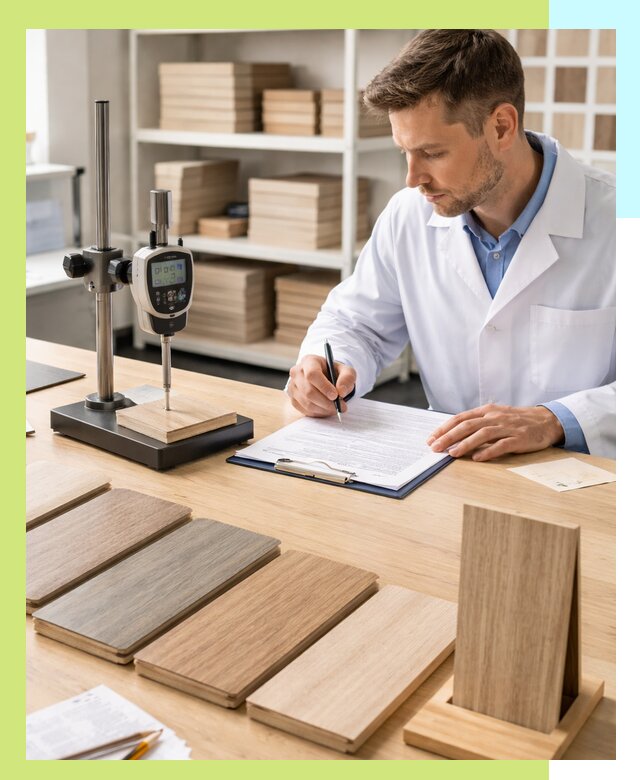 Сертификация ламината с испытаниями и оформлением документов в Вязниках