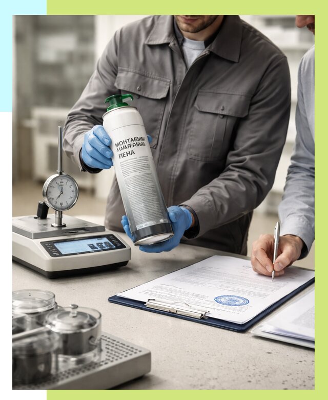 Сертификация монтажной пены в Вязниках от 16025 р. | Алешин-Взн