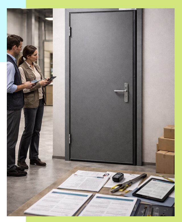 Сертификация противопожарных дверей в Вязниках от 9615 р. | Алешин-Взн