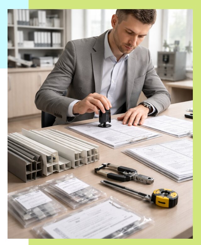 Сертификация ПВХ продукции в Вязниках от 9081 р., Алешин-Взн