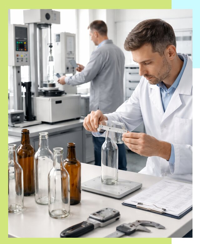 Сертификация стеклянных бутылок и сопутствующей упаковки в Вязниках