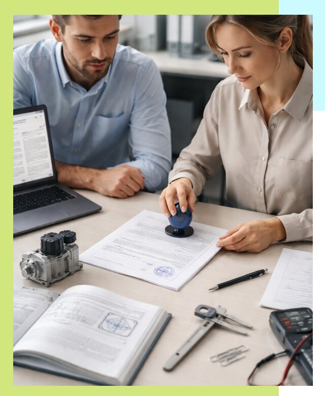 Выдача паспорта изделия и техническая экспертиза продукции в Вязниках