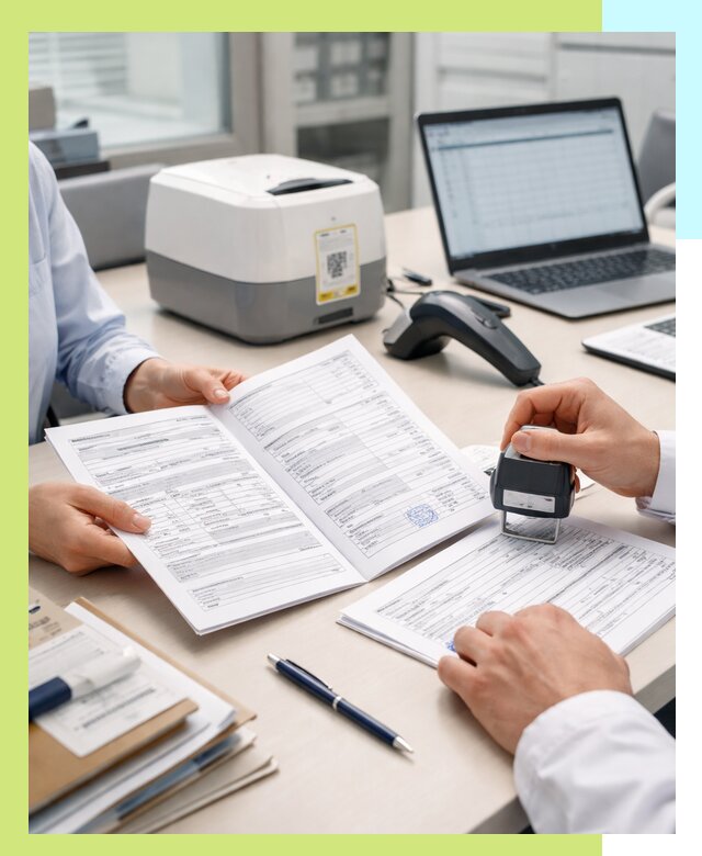 Оформление паспорта на товар и сопроводительных документов в Вязниках