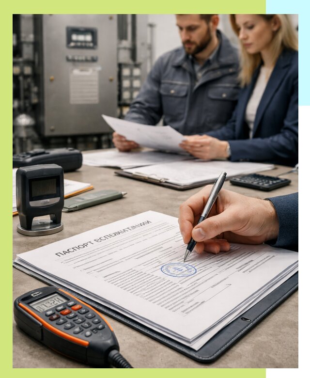 Оформление паспорта эксплуатации оборудования в Вязниках