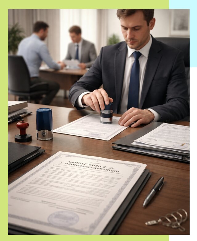 Оформление свидетельства о государственной регистрации в Вязниках