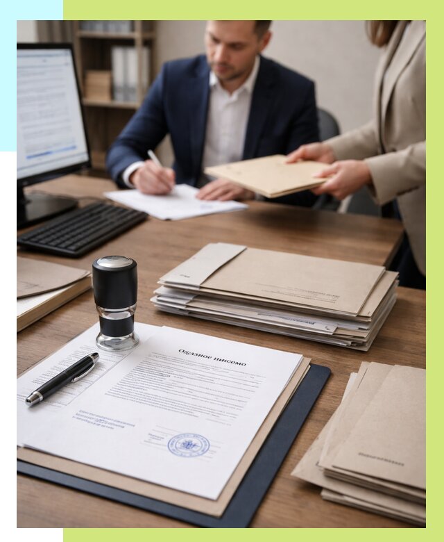 Отказное письмо для таможни в Вязниках от 3205 р, Алешин-Взн