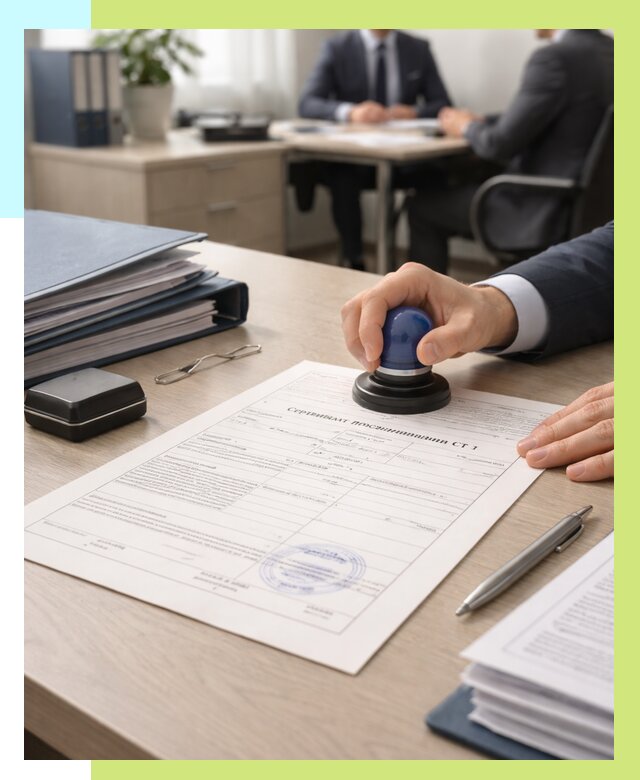 Сертификат происхождения СТ 1 в Вязниках от 4807 р. | Алешин-Взн