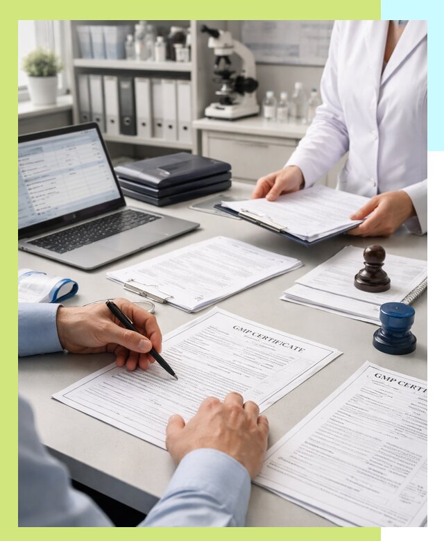 Оформление сертификата GMP в Вязниках для фармпроизводства